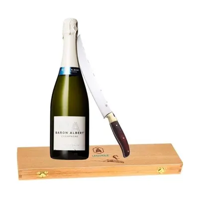 Champagne Og Sabel Gavesæt Med Baron Albert 70 Cl
