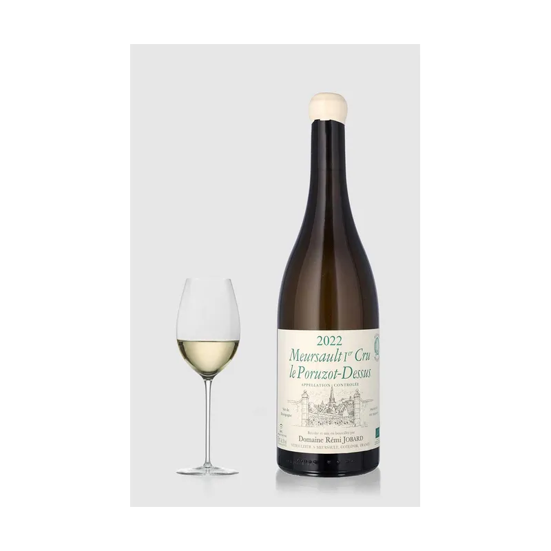 Meursault 1. Cru ØKO Poruzot Dessus Elevage prolongé Remi Jobard 2022 – Domaine Remi Jobard