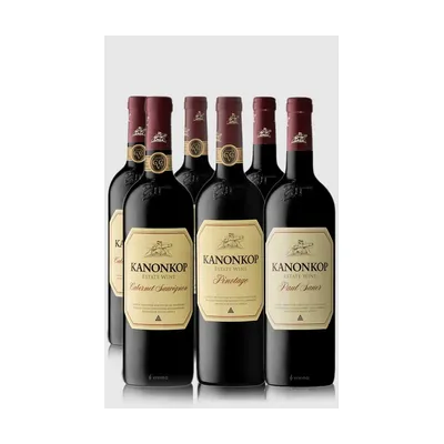 Smagekasse med Kanonkop Signaturvine  6 Flasker