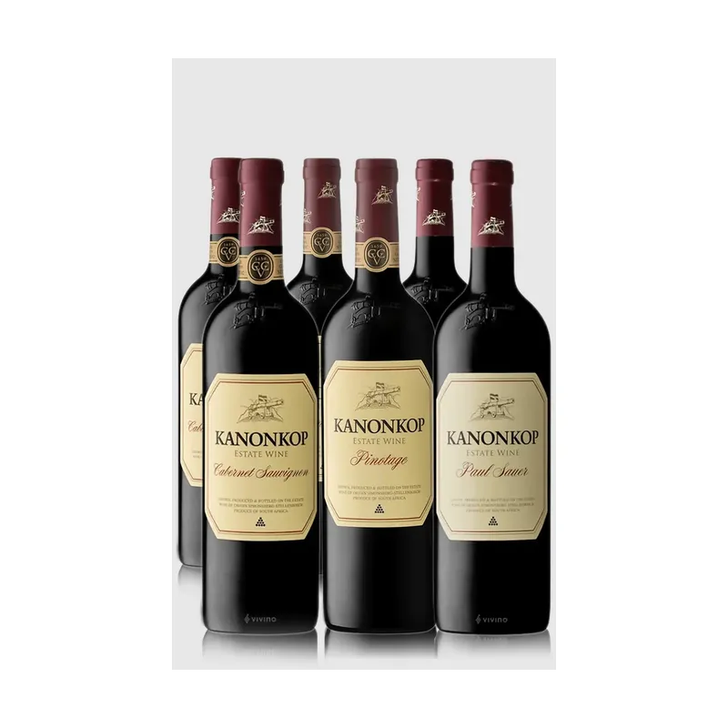 Smagekasse med Kanonkop Signaturvine  6 Flasker