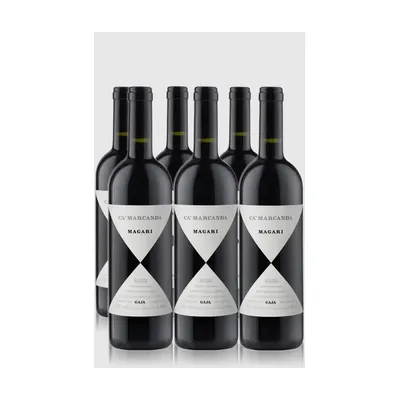 Smagekasse med Gaja Magari Rosso Bolgheri DOC  6 Flasker