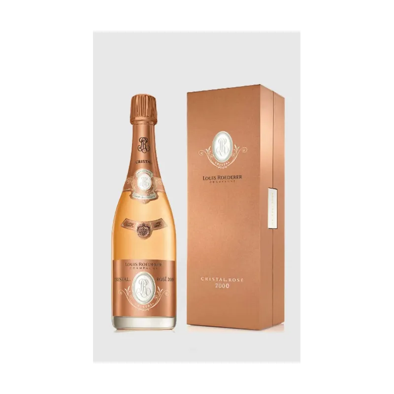 Louis Roederer Cristal Rosé 2000 i gaveæske – Louis Roederer