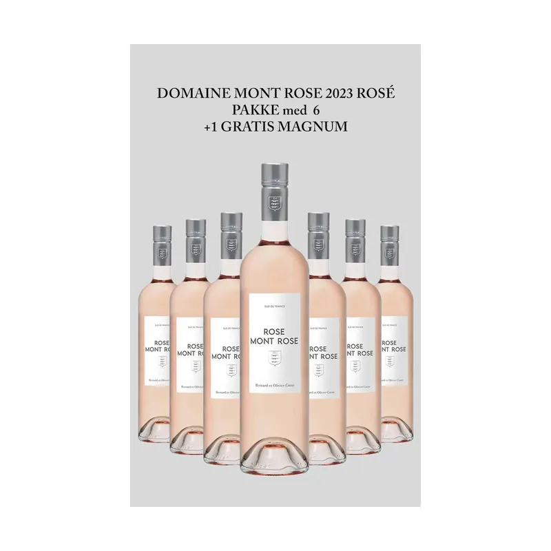 Domaine Mont Rose 2024 Rosé Pakke 6+1 GRATIS MAGNUM – Domaine Montrose