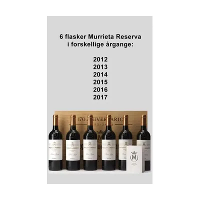 Marqués de Murrieta Reserva 2012-2017 i trækasse – Marques de Murrieta