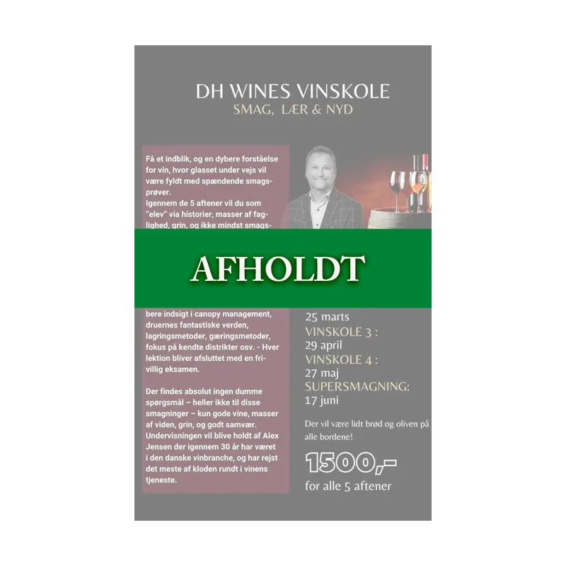 DH Wines VINSKOLE 2026 i 5 dage