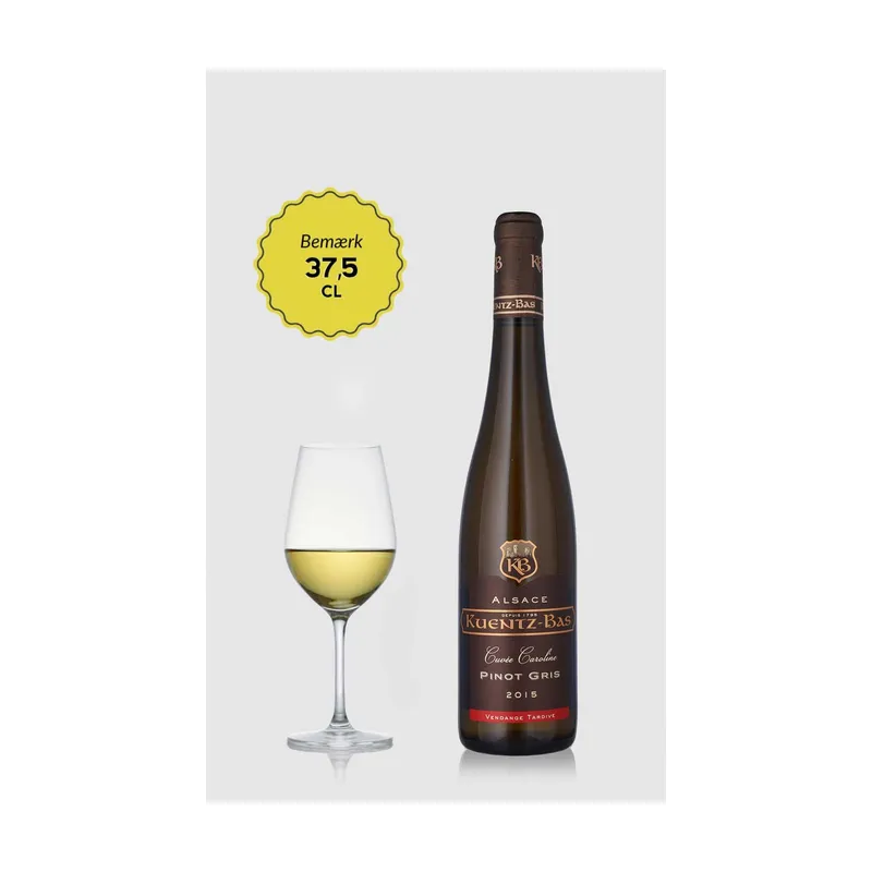 Kuentz-Bas Pinot Gris Cuvee Caroline BIO Vendange Tardive Alsace 2015 37,5 cl