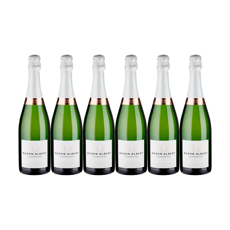 6 flasker Champagne Brut La Particulière – Champagne Baron Albert