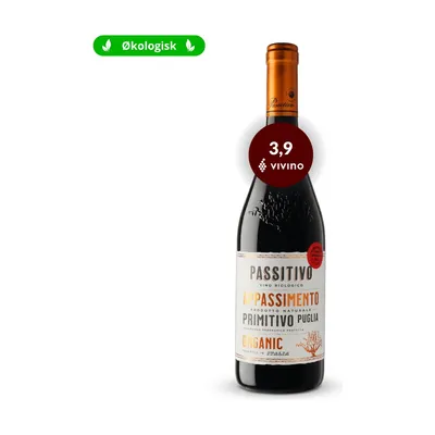 Paolo Leo Passitivo Organico Primitivo Puglia "Mini Amarone" Økologisk rødvin 2024, Puglia Italien