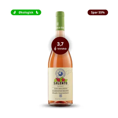 Paolo Leo Rurale Rosé 2024 - Økologisk Negroamaro rosévin, Puglia, Italien