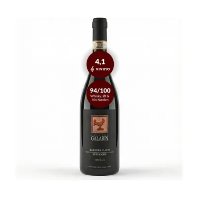 Galarin Barbera d'Asti Superiore DOCG "Tinella" 2022  Økologisk rødvin, Piemonte