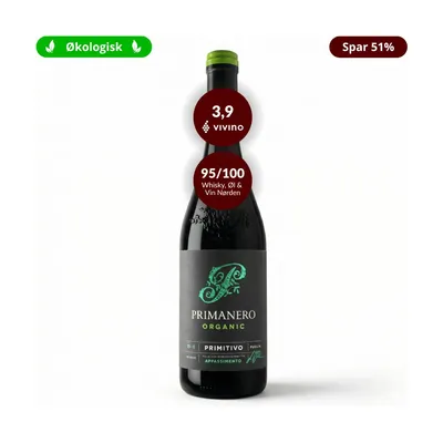 Primanero 2023, Paolo Leo - "Amarone Killer", Økologisk Primitivo, Puglia