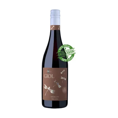 Giol Merlot Økologisk Rødvin 2025, uden tilsatte sulfitter, Veneto Italien
