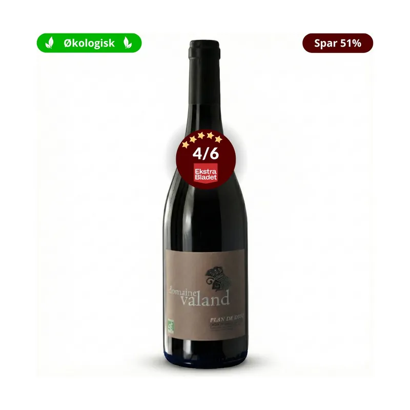Domaine Valand PDD, Økologisk rødvin 2022, Rhone Frankrig