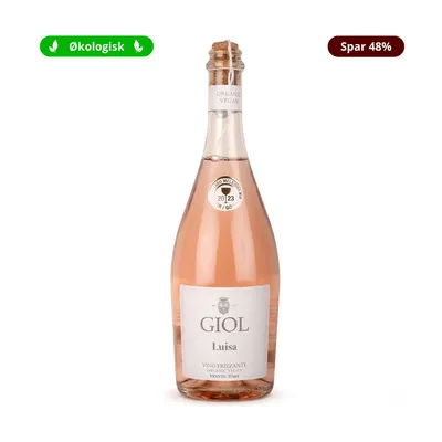 Giol Rosé Frizzante Merlot - Økologisk mousserende rosé, Veneto, Italien