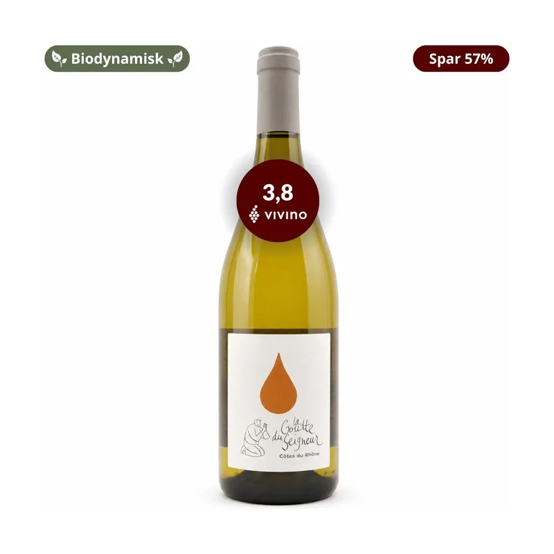 Domaine Duseigneur La Goutte du Seigneur Blanc 2024 - Biodynamisk Rhône-hvidvin, Frankrig
