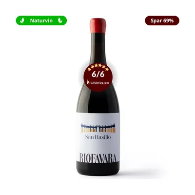 San Basilio 2021, Riofavara - Økologisk Nero d'Avola naturvin, Sicilien – Riofavara