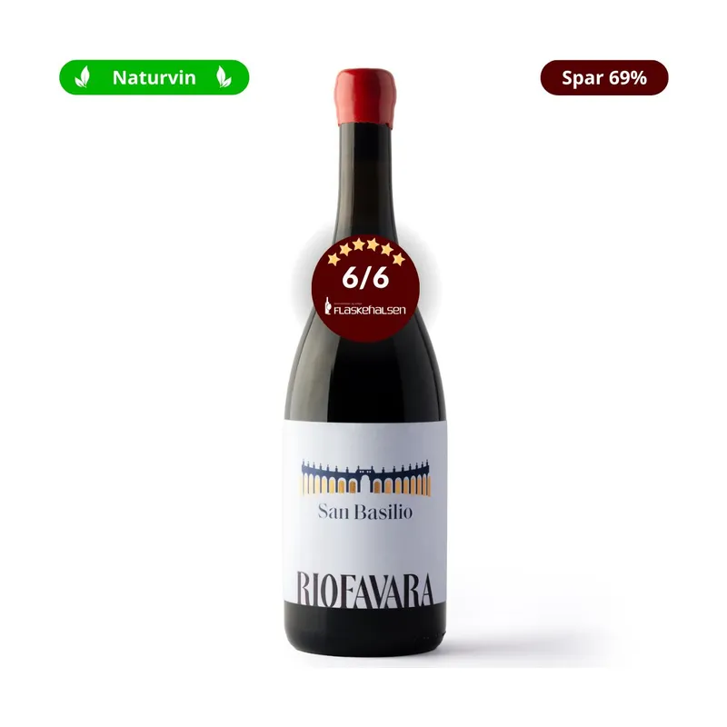 San Basilio 2021, Riofavara - Økologisk Nero d'Avola naturvin, Sicilien
