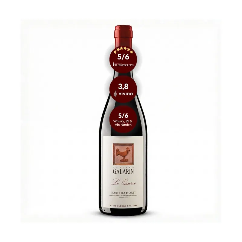 Galarin Barbera d'Asti Le Querce Økologisk rødvin 2024, Piemonte Italien