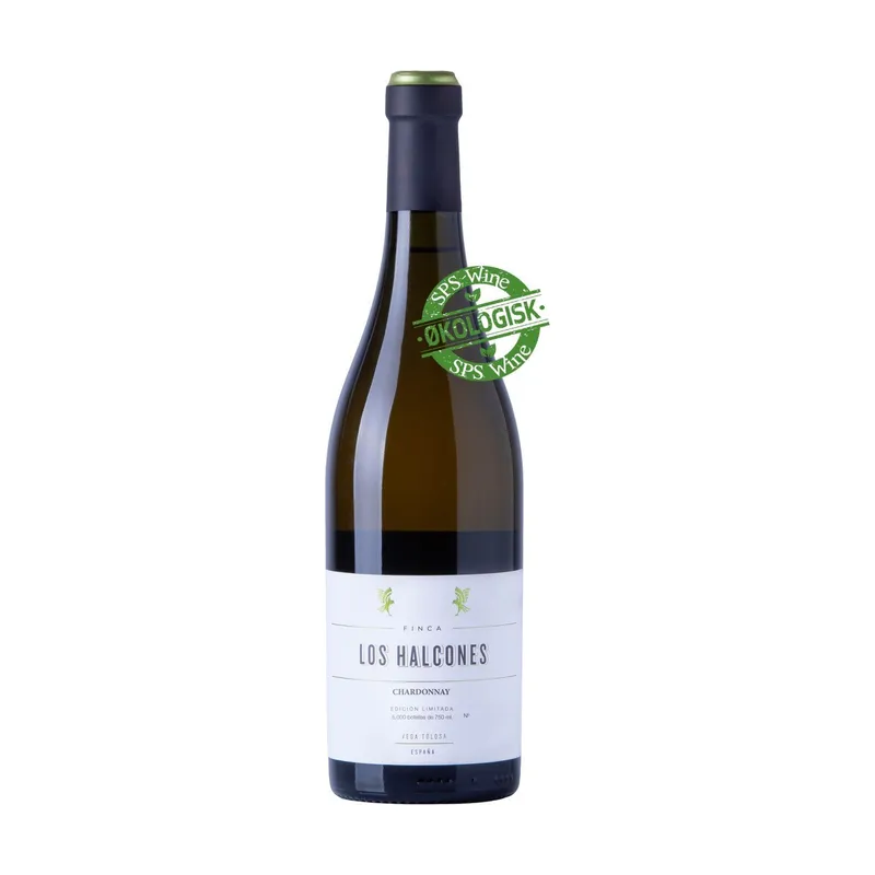 Vega Tolosa Finca Los Halcones Chardonnay Barrica, vegansk og økologisk hvidvin, Manchuela, Spanien