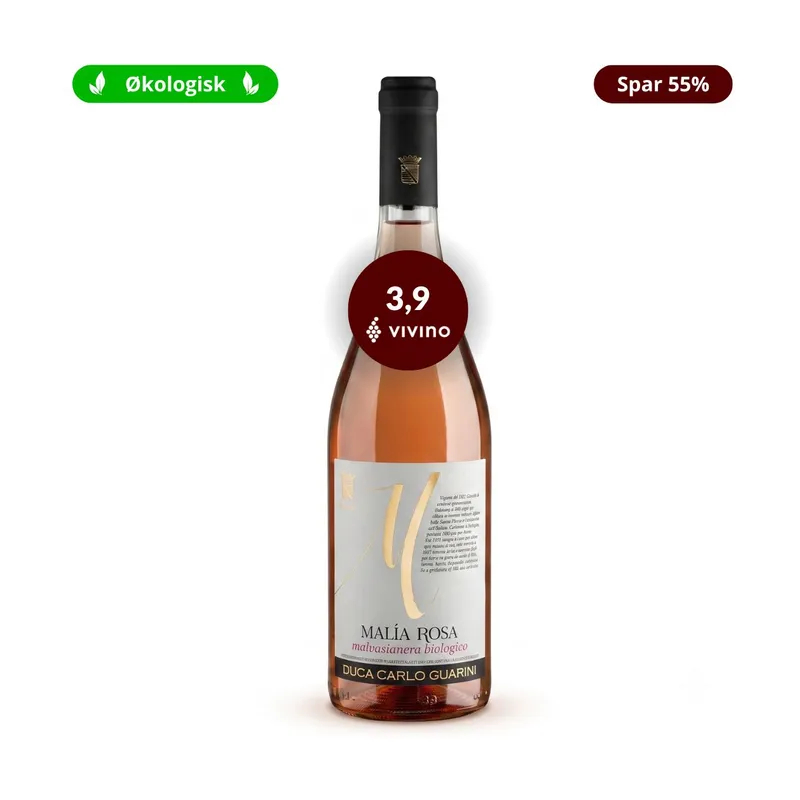 Malía Rosé 2025, Duca Carlo Guarini - Økologisk rosévin, Puglia, Italien