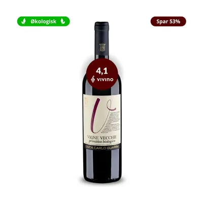 Vigne Vecchie 2024, Duca Carlo Guarini - Økologisk Primitivo, Salento, Puglia