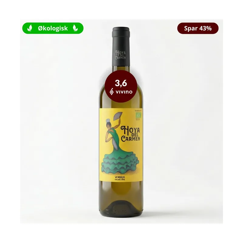 Hoya del Carmen Verdejo 2024 - Økologisk hvidvin, Manchuela, Spanien