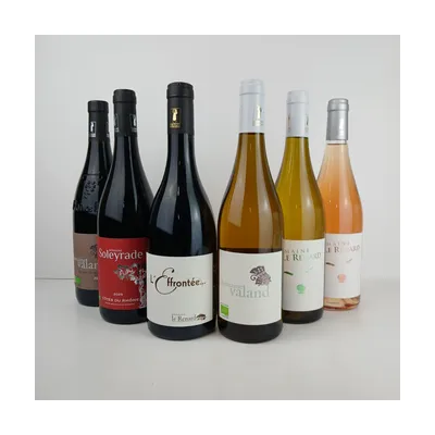 Rhône Smagskasse - 6 Økologiske franske klasse vine