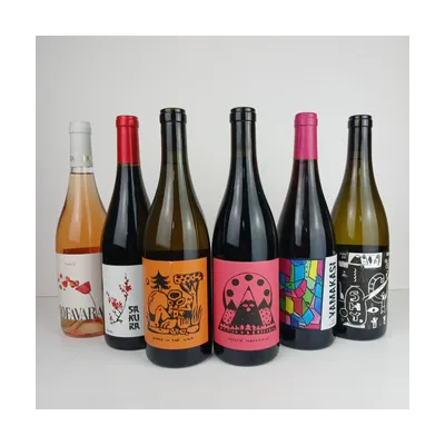 Naturvins-smagskasse, 6 flasker verdensklasse naturvine