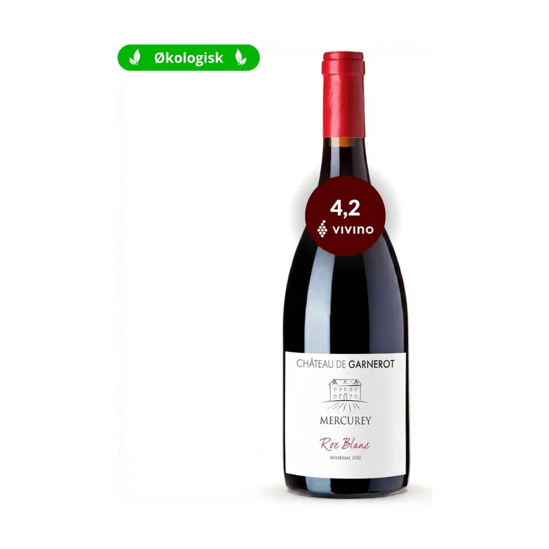 Château de Garnerot, Mercurey Roc Blanc, Økologisk Rødvin, Bourgogne, Frankrig