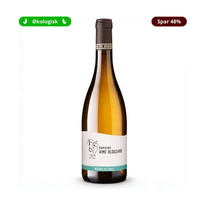 Domaine Aimé Blouzard Mâcon-Villages Blanc 2023, Økologisk Hvidvin, Mâcon-Péronne, Frankrig – Domaine Aimé Blouzard