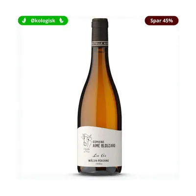 Domaine Aimé Blouzard Mâcon-Péronne " Les As " Blanc 2023, Økologisk Hvidvin, Mâcon-Péronne, Frankrig
