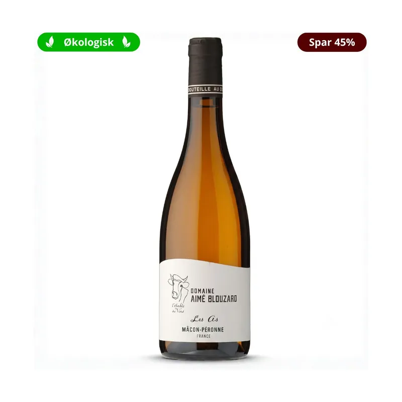 Domaine Aimé Blouzard Mâcon-Péronne " Les As " Blanc 2023, Økologisk Hvidvin, Mâcon-Péronne, Frankrig