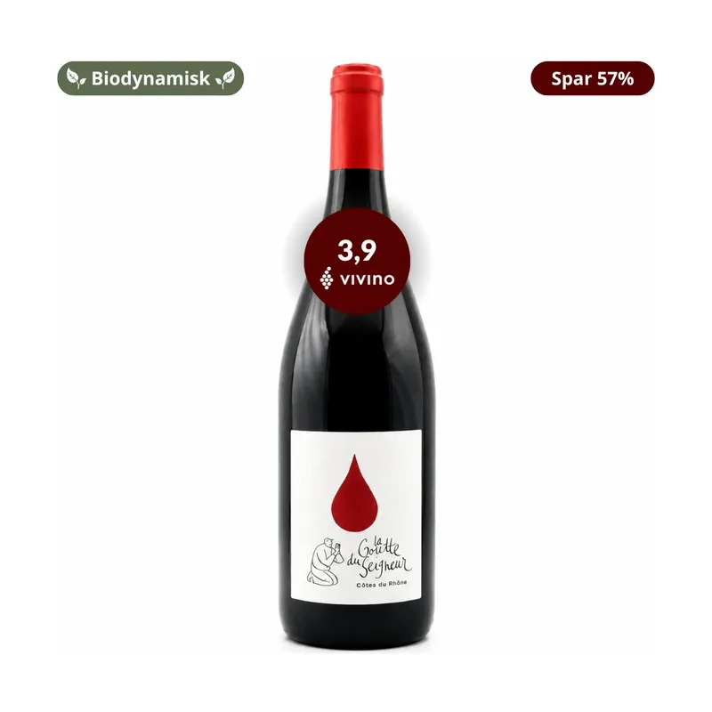 Domaine Duseigneur La Goutte du Seigneur 2023 - Biodynamisk Rhône-rødvin, Frankrig