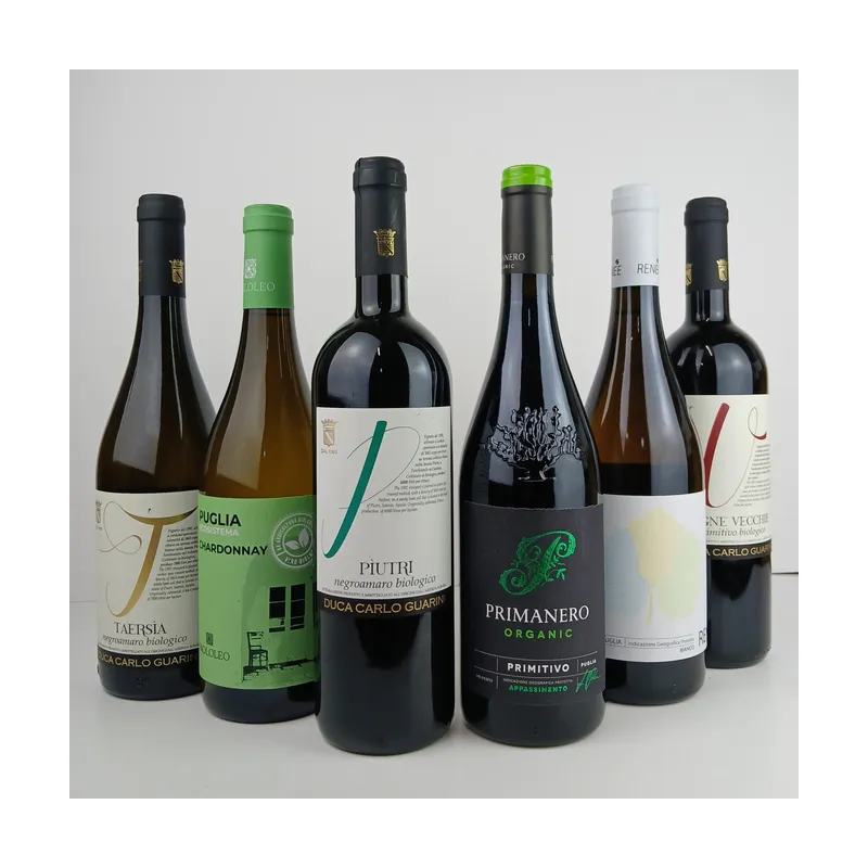 Puglia smagskassen, 10 års fødselsdagssmagskassen,  Økologiske vine, Puglia Italien