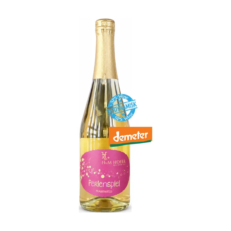 HuM Hofer Perlenspiel Weiss vom Schafgarten - DEMETER Biodynamisk Mousserende Alkoholfri – HuM Hofer