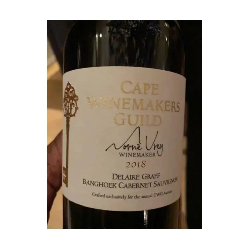 CWG Delaire Graff Estate Banghoek Cabernet Sauvignon 2018